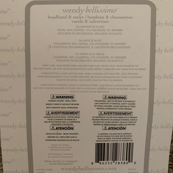 Baby Girl Ballerina Headband and Socks - Picture 2 of 2